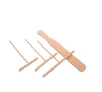 OUNONA 4 pièces Ustensiles Forme T Kit avec Spatules et Étaleurs Robustes pour Cuisson des Pancakes et Facile à Nettoyer pour Cuisine Maison