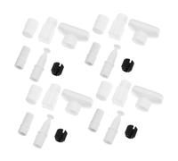 OUNONA 4ensembles Lot de Embouts De Tringle à Rideau à Visser Capuchons De Remplacement pour Tringles De Fenêtre Douche Fixation Rapide