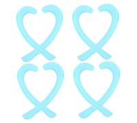 OUNONA 4paires Crochets Pour Cordon De Masque Accessoires De Masque Lot De Facile à Transporter Ranger Bleu