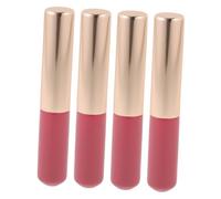 OUNONA 4pièces Applicateurs Gloss Silicone Pinceaux à Lèvres Portables Outils Maquillage pour Retouches Express