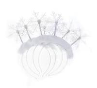 OUNONA 4pièces Bandeau Arbre de Noël avec Flocon de Boppers de Flocon pour Cheveux Décorations de Noël