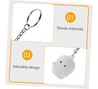 OUNONA 4pièces Lot De Porte-clés Pendentifs Phosphorescents Pour Sac à Dos Halloween Pour Étudiants