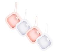 OUNONA 4pièces Organisateur Élastiques à Cheveux Distributeur De Support Élastiques à Cheveux Boîte à Bijoux Étui à Boucles Oreilles Rangement pour Organisateur à