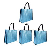 OUNONA 4pièces Sacs Cadeaux Réutilisables Lot Provisions Portables avec Poignées Sacs pour Emballage Cadeau et Courses