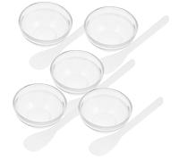 OUNONA 5 ensembles Bols Verre pour Masque Facial de Outils de Beauté pour Salon et Maison pour DIY et Soins Peau
