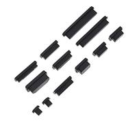 OUNONA 5 Ensembles Bouchons Anti-poussière pour Ports d'ordinateurs Portables Lot de 5 x 12 pièces Compatibles séries Air/Retina Protection Fine et élastique Contre saleté et Liquide