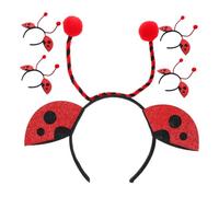 OUNONA 5 Pièces Bandeaux pour Filles et Adultes Accessoires Costume Insecte avec Antennes Peluche Confortables et Ludiques pour Fêtes Carnaval et Festivals