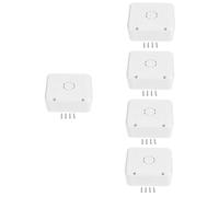 OUNONA 5 Pièces Boîte de Jonction Étanche pour Caméra de Sécurité Boîtier Électrique Aux Intempéries Protection Extérieure avec Couvercle Support de Câblage pour Vidéosurveillance