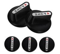 OUNONA 5 Pièces Boutons de Universels pour Cuisinière à Gaz de Accessoires Plastique Résistants Aux Températures Installation Facile Sécurité Étanche et Ignifuge Compatible avec Stoves et