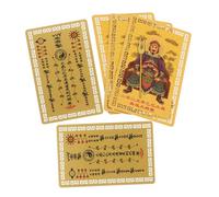 OUNONA 5 Pièces Feng Shui Tai Sui Amulet Cards Year Of The Snake Lucky Charm Decor For Home Protection And Prosperity