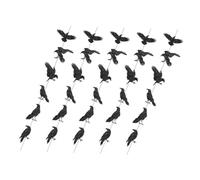 OUNONA 5 Pièces Saint Noël 乌鸦 幅 Décoration D& #39; Halloween Corbeau Effrayant Décor D& #39; Oiseau Gothique Décorations D& #39; Oiseaux Effrayants Corbeau Gothique Bannière D& #39; Oiseau