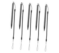 OUNONA 5 Pièces Stylet Résistif avec Cordon Ressort Anti-Perte Stylo Tactile Ergonomique à Pointe Fine pour Tablette et Téléphone Haute Sensibilité et Protection Écran
