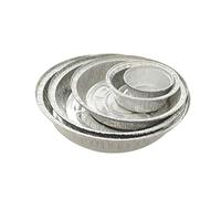 OUNONA 50 Pièces Bols Aluminium Jetables pour Bbq et Gâteaux Barquettes Rondes Sans Couvercle