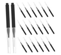 OUNONA 50 Pièces Brossettes Interdentaires Noires Lot de Individuellement Emballées pour Nettoyage Protection des Gencives et Oral