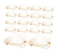 OUNONA 50 pièces Filets à Chignon Invisibles Élastiques et Pratiques pour Infirmières Hôtesses et Danseuses Accessoires de Coiffure Élégants pour Chignon Sécurisé