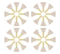 OUNONA 50 pièces Moxa Sticks Thickened And Elongated With Base For Even Burning And Use Portable Wormwood Moxibustion Set For Massage Therapy Salon Accessories