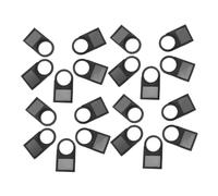 OUNONA 50 Pièces Panneaux Étiquettes Transparente pour Interrupteur Bouton Poussoir Indicateur Clair pour Équipement Électronique et Mécanique Cadre Facile à Installer Gain de Place