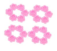 OUNONA 500pièces Coupelles à Colle pour Extensions de Cils Motif Floral Jetables pour Extensions de Cils Volume Accessoires de Récipient à Colle Plateau à Godet pour Pose