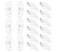 OUNONA 50paires Plaquettes Nasales Souples Silicone Transparentes Pour Lunettes Avec Chambre à Air Plaquettes De Rechange Antidérapantes Pour Lunettes Et Petites Montures