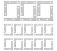 OUNONA 50pièces Équerres Angle Intérieur Supports Métalliques pour Cadre Photo Équerres de Renfort Angle pour Armoires Fixation pour Meubles