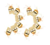 OUNONA 50pièces Lot De Boîtes à Bonbons De Mariage Motifs Lune Et Étoile Moyen-orient Pour Mariages Anniversaires De Noël