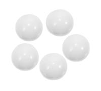 OUNONA 5pcs Perles de Roulette Rondes Blanches en Acrylique, Accessoires Élégants et Pratiques pour Roue de Roulette, Remplacement pour Jeu de Société à Domicile