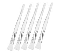 OUNONA 5pièces Lot De Pinceaux Pour Masque Facial Réutilisables Applicateur Cosmétique Nylon Pour Masque De Boue Et Crème Hydratante