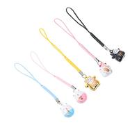 OUNONA 5Pièces Pendentif Chat Cloche Lot de Kawaii pour Téléphone Sacs et Personnalisés