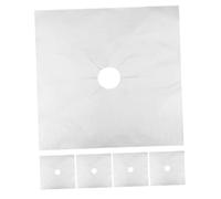 OUNONA 5pièces Protège-cuisinière Réutilisable Pour Cuisinière à Gaz Housse De Brûleur De Cuisinière Protection De