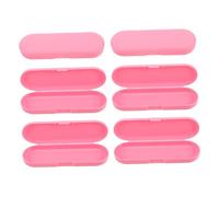OUNONA 6 pièces Boîtes de Rangement Plastique avec Couvercles Coffret pour Gratte Langue et Outils de Nettoyage Boîte Étanche Polyvalente pour Toilette et Voyage
