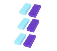 OUNONA 6 pièces Pierre Exfoliante pour PU Râpe Pédicure Ergonomique pour Élimination Sûre des Callosités et Peaux Mortes Soin Professionnel des Secs et Abîmés Adaptée Couleur Aléatoire