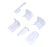 OUNONA 6 pièces Set de Grattoirs à Gâteau Abs pour Lissage Fondant Décorations Pâtisserie Outils pour Bords Angles et Surfaces Ustensiles pour Gâteau Maison et Boutique