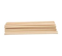 OUNONA 60 Pièces Bâtons Bois Carrés Non Traité pour Projets Diy Bâtonnets Résistants et Lisses pour Éducation et Décoration