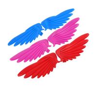 OUNONA 6pcs Petites Ailes Décoratives en Pvc pour Patins à Roulettes, Accessoires Légers et Faciles à Transporter, Design Coloré et Unique pour Skateparks et Places