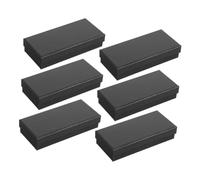 OUNONA 6pièces Boîte De Rangement pour Montres Papier Lot de Coffret Montre Multifonction avec Vitrine pour Homme Boîte Emballage Robuste Et Élégante Compatible Différentes Sécurité Fiabl