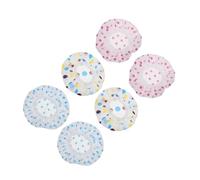 OUNONA 6pièces Bonnet De Douche Imperméable Et Élastique Bonnet De Bain Pour Femme Et Adultes Lot