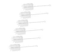 OUNONA 6pièces Brosse De Nettoyage Pour Bouteilles Longue Manche Flexible Acier Inoxydable Pour Biberons Décanteurs Et Contenants Étroits