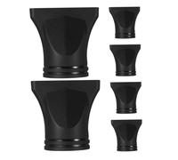 OUNONA 6pièces Buse De Sèche-cheveux Plastique Concentrateur Étroit Lot De De Rechange Accessoire Pour Coiffure Compatible Plupart Des Sèche-cheveux Pour Usage Salon