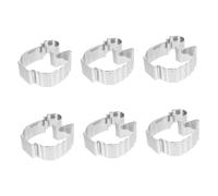 OUNONA 6Pièces Emporte à Biscuits Acier Inoxydable Forme de Poule Outils de Bricolage pour Décoration de Gâteaux