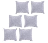 OUNONA 6pièces Lot de Coussins De pour Bijoux Bracelets Et Montres Design Simple Et Stable Velours Gris