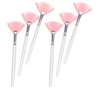 OUNONA 6pièces Lot De Pinceaux Pour Maquillage Visage Blush Et Fond De Teint Applicateur Outil Visage