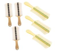 OUNONA 6pièces Peigne Antipelliculaire Et Anti-puces Peignes à Dents Fines Double Face Avec Long Manche Pour Cheveux Fins Adultes Garçon Fille Chats Et Chiens