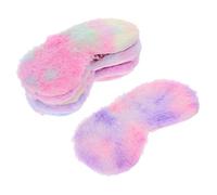 OUNONA 6Pièces Yeux Peluche Douce Masques pour Adultes Idéaux pour Voyager Détendre Bloquant