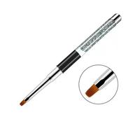 OUNONA 7 pièces Pinceaux Nail Art Fins à Poignée Longue Stylo Peinture Ongles avec Manche Drill Outils de Dessin Précis pour Manucure Professionnelle et Usage Domestique