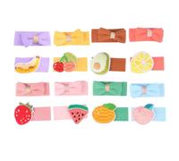 OUNONA 8 ensembles Fruit Pattern Hair Clips Adorable Hair Bang Accessories For And Easy To Use