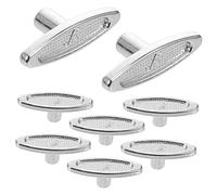 OUNONA 8 Pièces Clé de Remplacement pour Boîte Accessoire pour Réparation de Mécaniques Bijoux Design Ergonomique Argenté