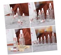 OUNONA 8 pièces Lot Flacons Pipettes Verre pour Huiles Essentielles Bouteille Voyage Portable Distribution Précise pour Cosmétiques et