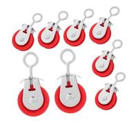 OUNONA 8 Pièces Poulie Compacte pour Roue Multi-Usage pour Ventilation Poulie Pratique et Résistante Aux Intempéries Accessoire Professionnel pour Petits Ouvrants