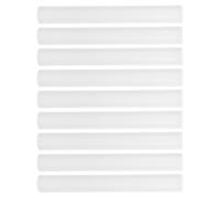 OUNONA 9 Pièces Manchon de Bougeoir Blanc en Pvc Résistant la Chaleur pour Douille E12 Candelabra, Protection Élégante et Minimaliste pour Décorations de Mariage et Restaurants