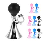 OUNONA 9pcs Sonnette de Vélo pour Garçon et Filles en Plastique, Design Léger, Cornet Sonore Puissant pour Garçons et Filles, Cyclisme en Plein Air